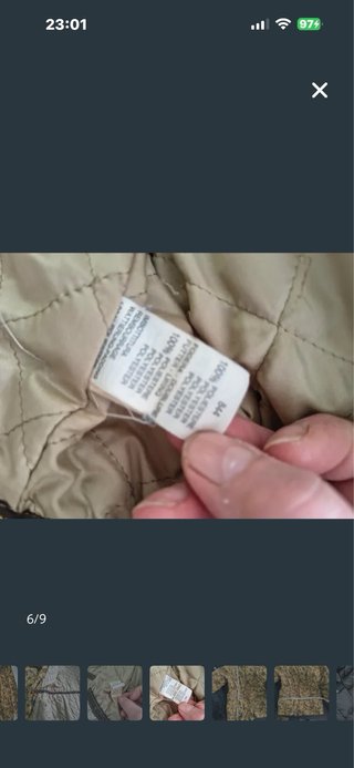 Parka Mujer Estampada Marrón y Amarillo