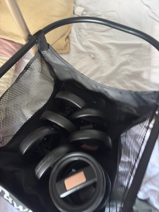 Carrito para mascotas PawHut negro, nuevo sin usar