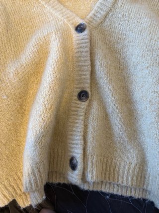 Cardigan Mango giallo, taglia S