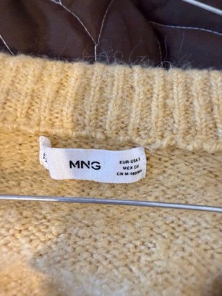 Cardigan Mango giallo, taglia S