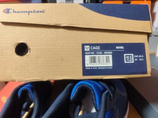 Zapatillas Champion Azul/Negro Talla 45.5