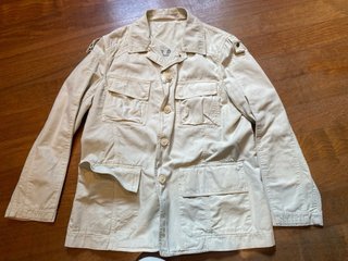 Sahariana uomo vintage color beige