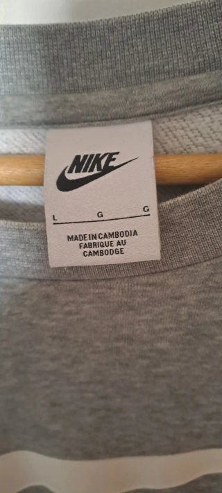 Sudadera Nike Gris Talla L