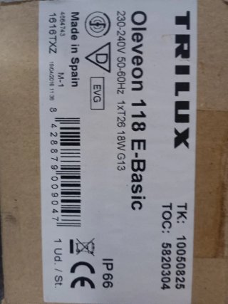 Pantalla electrónica TRILUX Oleveon 118 E-Basic