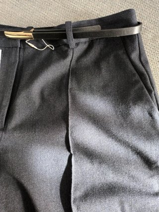 Pantalón recto Zara azul