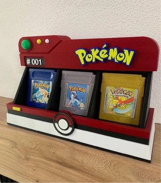 NUEVO! Expositor juegos game boy pokemon