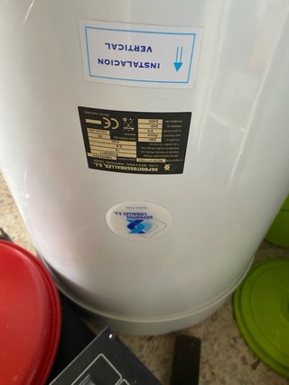 Calentador agua eléctrico 200L acero inoxidable