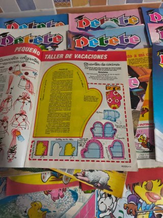 Lote 37 revistas Petete - Años 80