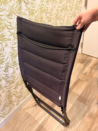 Hamaca plegable poliéster negra