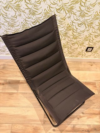 Hamaca plegable poliéster negra