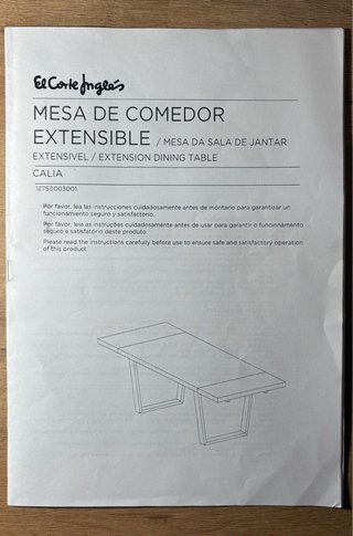 Mesa Comedor Extensible