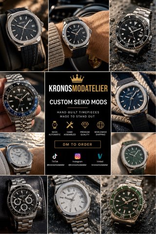 Reloj Automático Seiko Mod - Pieza Única