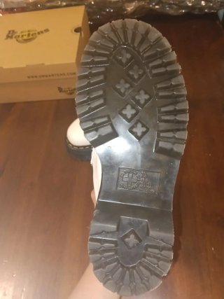Dr Martens Devon Heart Bianche