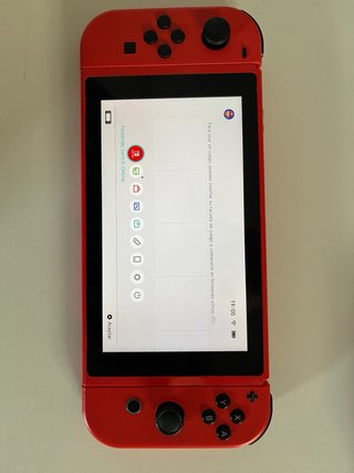 Nintendo Switch v2 Edición Mario Rojo y Azul