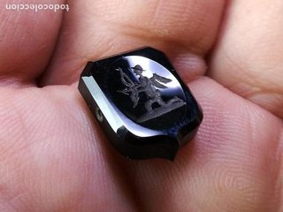 Dije Onix Art Deco Cupido