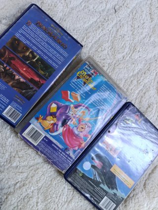 Lote 3 Películas VHS Disney Clásicos