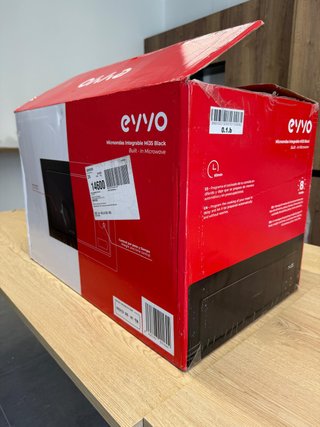 Microondas EVVO Integrable Mi35 Negro
