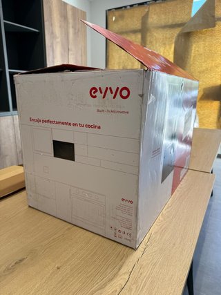 Microondas EVVO Integrable Mi35 Negro