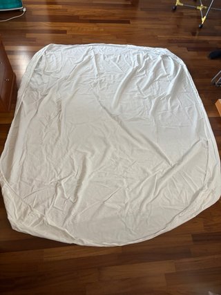 Coprimaterasso matrimoniale bianco