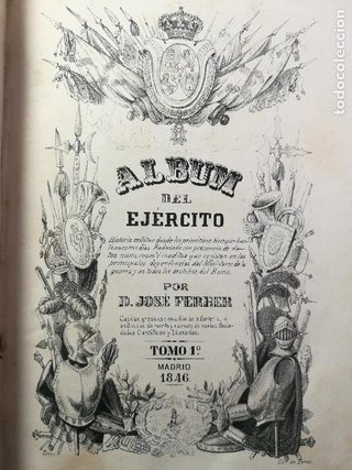 Álbum del ejército Historia militar D. J. Ferrer