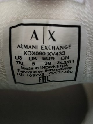 Zapatillas Armani Exchange Talla 38