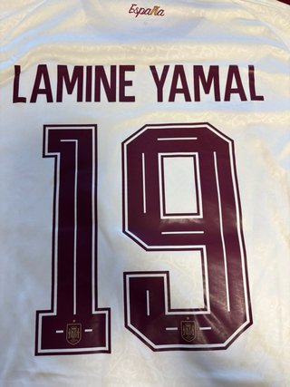 Camiseta Adidas España Talla M Lamine Yamal