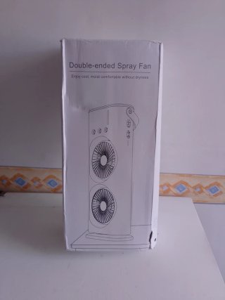 Ventilatore con vaporizzatore e luci LED
