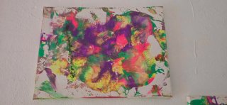 Set 3 Cuadros Fluorescentes 30x30 cm