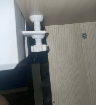 Cestino da scrivania bianco