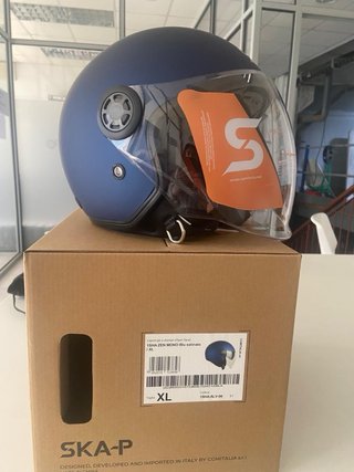 Casco Jet Skap Azul gafa solar 22-06