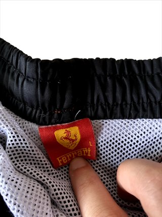 Bañador Puma Negro Naranja Y2K