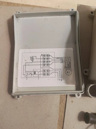 Quadro comando motore monofase hp 1 cond 25 / 7 am
