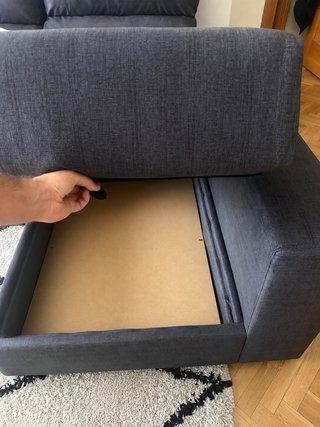 Divano Conforama Luzia 4 posti con Chaise longue