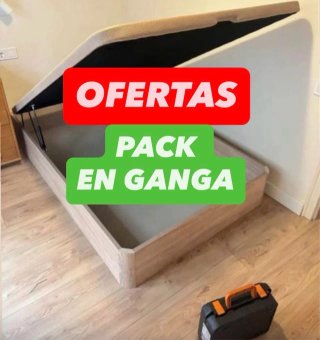 Cama canapé individual 90×190