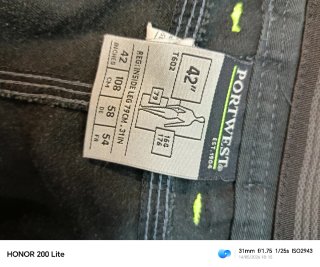 Pantalones cargo de trabajo grises y negros XL