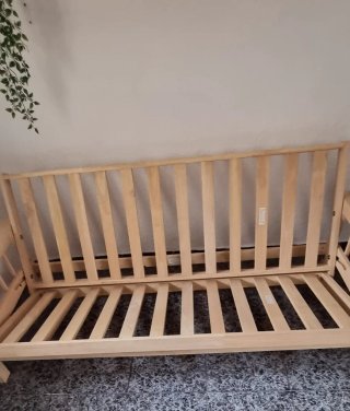 Sofá Cama Futón Madera