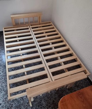 Sofá Cama Futón Madera