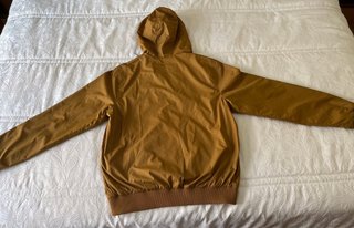 Chaqueta con capucha amarilla talla M