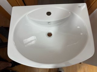 Lavabo Roca de pie blanco