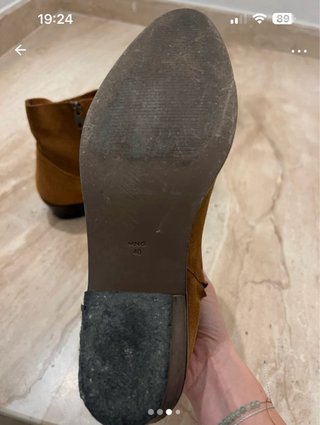 Botines ante Mango marrones