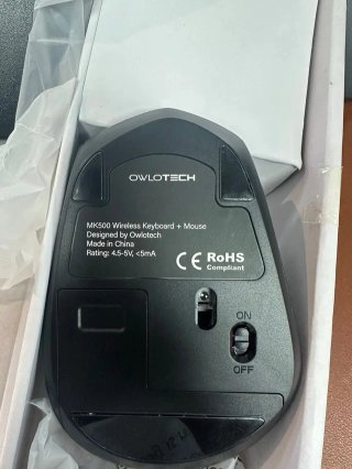 Kit teclado ratón Owlotech MK500 negro#730380
