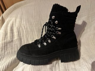 Botas Chunky Negras Primark Pelo Talla 41
