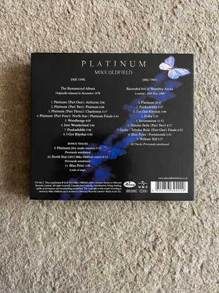 Platinum Deluxe Edition Mike Oldfield 2 CD Digipak