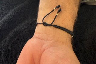 Manilla Oro 18K Caballero Negra