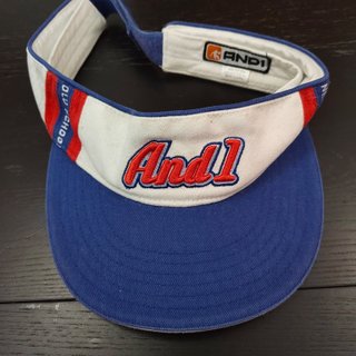 AND1 vintage visor hat cappello visiera parasole