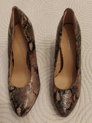 Zapatos de tacón Graceland estampado serpiente