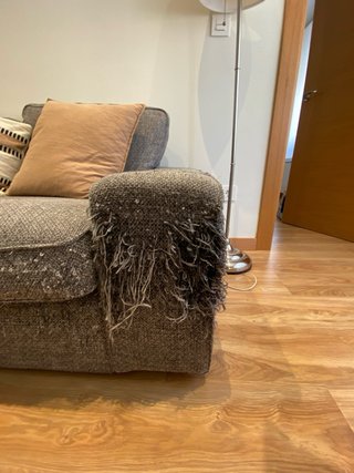 Sofá Kivik 3 plazas chaise longue gris