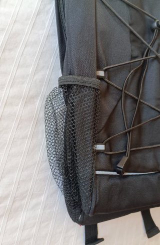 Mochila Acolchada Negra Nueva