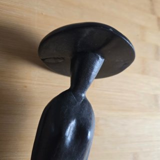 Figura Madera Samurai Mujer 25 cm