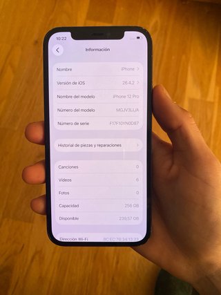 iPhone 12 Pro 256GB ¡PERFECTO!